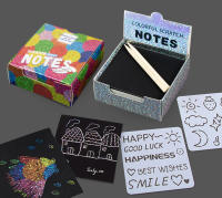 Papel De Arañar Arcoíris Holográfico Mini Tarjetas De Notas Para Arte Y Manualidades Regalo Para Niñas Y Niños Suministros Para Navidad - details 3