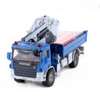 Kaidiwei Camión Gratiente Con Grúa Modelo De Vehículo De Ingeniería a Escala 1/50 Para Niños Juguetes De Simulación Regalos Metal Sin Batería - details 6