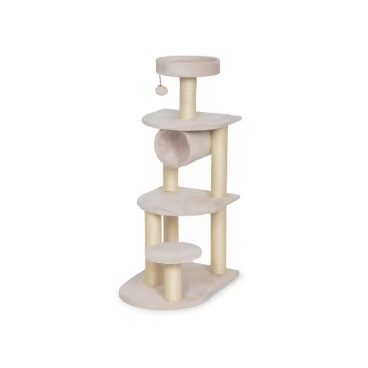 DUVO - Rascador Adrien (40x56x101cm) para Gato (Beige) - 1