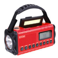Radio De Emergencia Portátil 10000mAh Con Linterna LED Y Pantalla Digital Para Camping Al Aire Libre Botón SOS Cuatro Maneras De Recarga - details 5