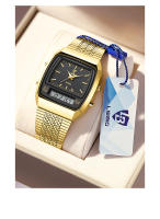 Reloj De Pulsera Deportivo Casual Para Hombre Digital Dual Tiempo Semana Oro 3bar Impermeable Cuarzo Reloj De Mano L1030 - details 13