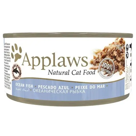 Applaws Lata Gatos Adultos Pescado 1 unidad - 70 gr - 1
