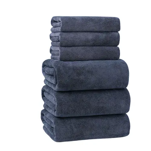 Maxi Toallas de Ducha XXL Toalla de baño tamaño 100x200cm Berlin Color Gris Oscuro - Berlin - 1