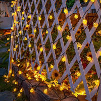 Luces Solares De Cristal Con 8 Modos Para Decoración De Navidad Y Exterior Cadena De Luces Faeiritas De 5M/7M/12M Garlands LED - details 8