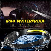 Linterna Frontal LED Recargable USB Con Batería Integrada Torcha De Cabeza Para Camping Pesca Exterior Resistente Al Agua - details 5