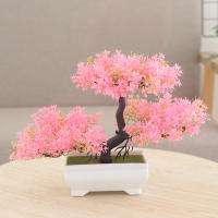 Kahaul Árbol De Bonsái Artificial Flores De Plástico Decoración Para El Hogar Y La Oficina Decoración De Boda Y Fiestas - details 4