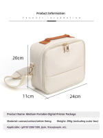 Bolso De Hombro Multifuncional Para Cámara Digital Canon CP910/1200/1300 Shockproof Protectora Estilo Bolso De Mano Material PU - details 5
