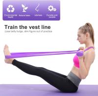 2Pcs Bandas Elasticas de Fitness, 1,5 M x 15CM Látex Natural Correas Ejercicio para Yoga, Pilates, Crossfit, Estiramiento - details 1