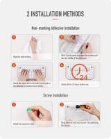 Zapatero plegable para montaje en Par, paquete de 4, estante  Blanco - details 3