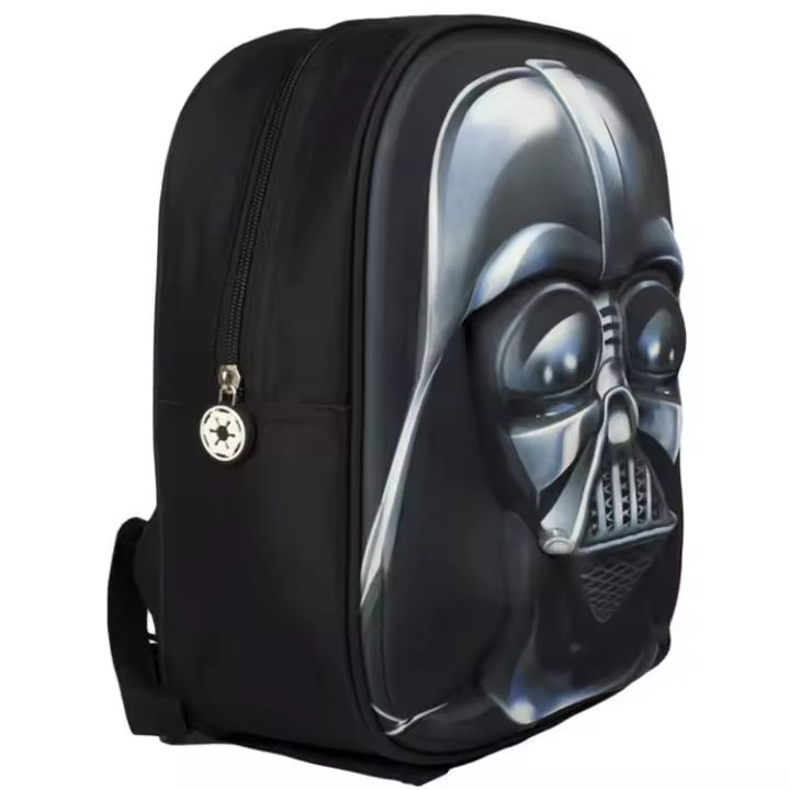 Mochila 3D EVA Darth Vader Star Wars 31cm. Mochila ergonómica con amplio espacio. Diseño resistente y versátil para llevar tus pertenencias con estilo. - 1