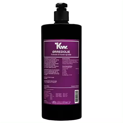 Aceite de Trucha Kw - Suplemento Antioxidante Antiinflamatorio para Perros y Gatos - 1.000ml - 1