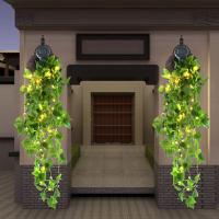 Luces Solares De Hoja De Arce Impermeables 10M/5M/2M Para Jardín Fiesta De Navidad Y Boda Decoración De Puerta De Entrada Con Luz LED Contemporánea - details 1