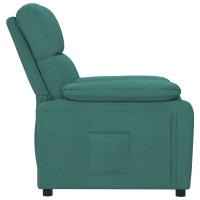 vidaXL Sillón reclinable de tela verde oscuro - details 2