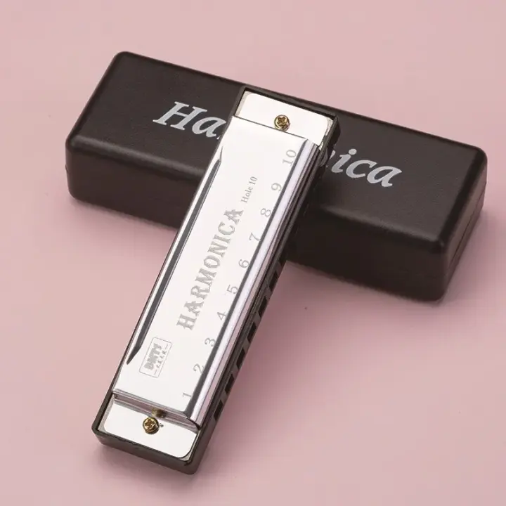 Harmonica Con 10 Agujeros Organ Musical De Resina Y Cuerda De Cobre Instrumento Musical Para Principiantes Regalo Educativo Para Niños Y Adultos - 1