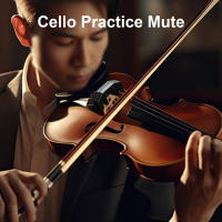 Mudo De Cello De Metal Para Practicar a Late Night Partes De Repuesto Para Instrumento Musical Tamaño 1/4 Ideal Para La Práctica Nocturna Del Cello - details 17
