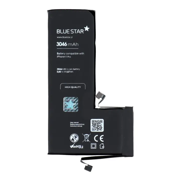 Bateria Blue Star 3046 mAh HQ Li-ion iPhone 11 Pro - 1