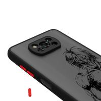 Funda De Teléfono Anime Attack on Titan Para Xiaomi Poco M3 F3 C40 X4 pro X3 NFC M5s X4 GT X3 pro X5 pro M5 Antigolpes Y Resistente a Arañazos Negro Suave Transparente Matte - details 4