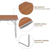 Mesa de Camping Plegable La Bolata con Mango Multifuncional 70x50x60 Cm - details 4