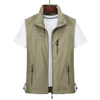 Chaleco De Pesca Casual Rápido Secado Multifuncional De Diseño Delgado Con Bolsillos Para Montañismo Trabajo Ropa Exterior - details 5