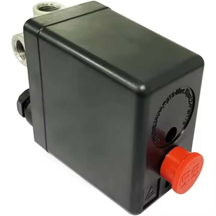Válvula de control del interruptor de presión del compresor de Aire 90-120 PSI 240 V - 1