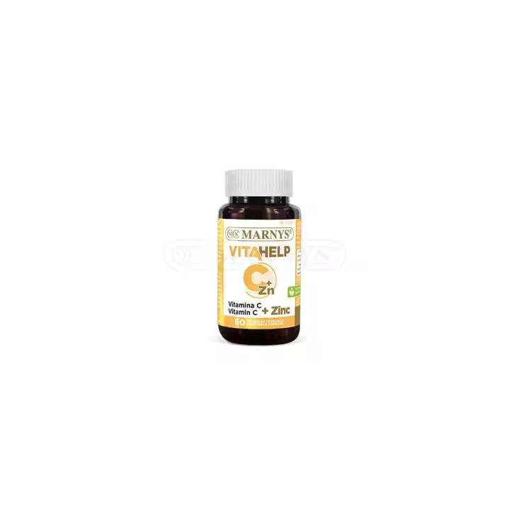 Vitamina C + Zinc 500mg/25mg Línea VITAHELP de Marnys - 1