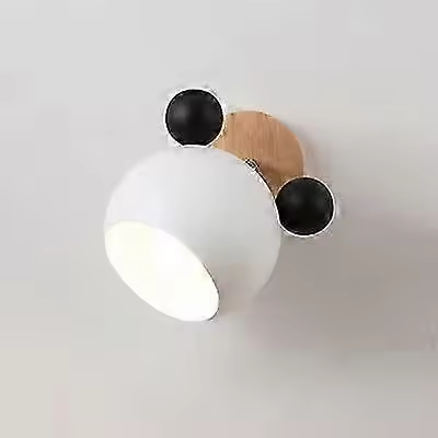 Lámpara de pared Modern color Hierro Mickey lámpara de pared Sala de estar dormitorio habitación decoración nórdica Hogar - 1