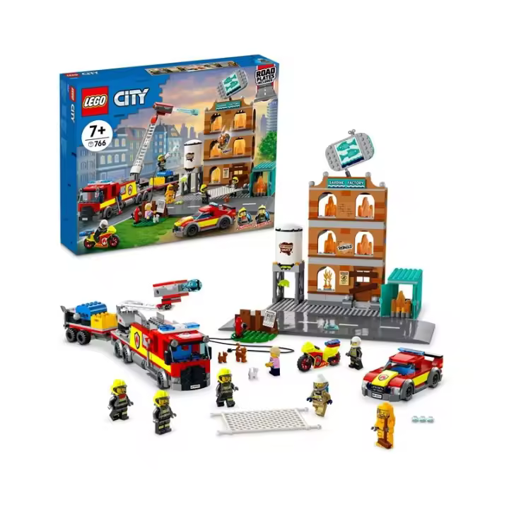 Lego City Fire 60321 Cuerpo de Bomberos edad 7+ 22L60321 - 1