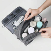Bolsa De Viaje Plegable Para Maquillaje Y Toallitas Caja De Almacenamiento Colgante Para Baño Y Negocios Material Oxford - details 3