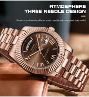 Reloj De Pulsera De Moda Para Hombre NIBOSI Deportivo Y Negocios Con Calendario Y Cuarzo Resistente Al Agua De 30M Material De Acero Inoxidable - details 11