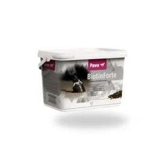 Suplemento para caballos PAVO BIOTINFORTE cubo de 3 kg - 1