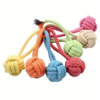 Juguete Interactivo Para Perros Almohadilla De Algodón Duradera Para Masticar Y Jugar Aleatorio Color No Específico Accesorios Para Mascotas Adecuado Para Razas Medianas - details 0