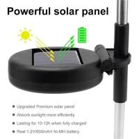 Lámpara De Jardín Solar LED 60 Bombillas Decorativas Para Patio Y Jardín Impermeable Iluminación De Fieras De Amanecer Luz De Dandelion - details 5