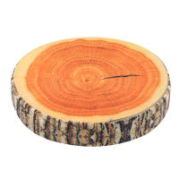 Cojín De Pluma Suave De Diseño De Madera Natural Para Hogar Y Camping Estilo Cilíndrico Cubierta De Peluche Suave 1 Pieza - details 8