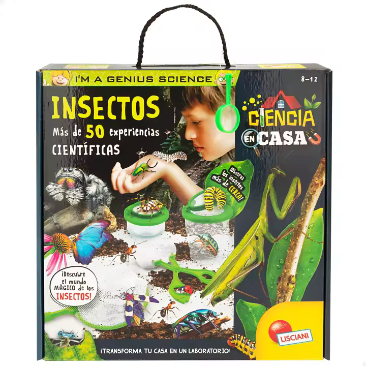 Laboratorio Lisciani I'm A Genius 50 experimentos científicos para niños sobre insectos. Regalos y juguetes de ciencia infantiles +8 años - 1