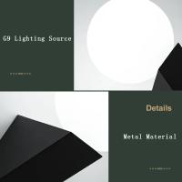 Lámparas De Pared LED G9 Para Dormitorio Luz Blanca Y Negra Con Vidrio Pulido Para Sala De Estar Pasillo Balcón Aisles Luz Diaria Moderna - details 7