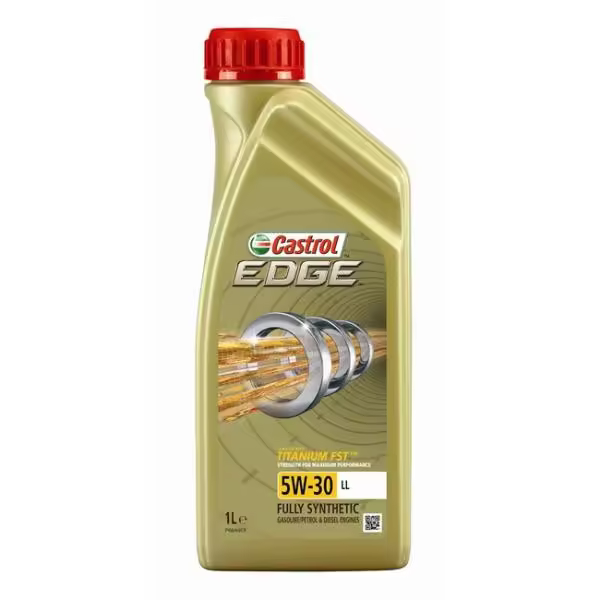 Aceite de Motor Castrol EDGE 5W30 LL 1L - Lubricante para Automóviles aprobado por VW, Porsche y Mercedes-Benz - 1