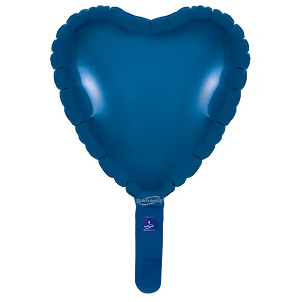 Globo Corazón Azul Marino 23cm - 1