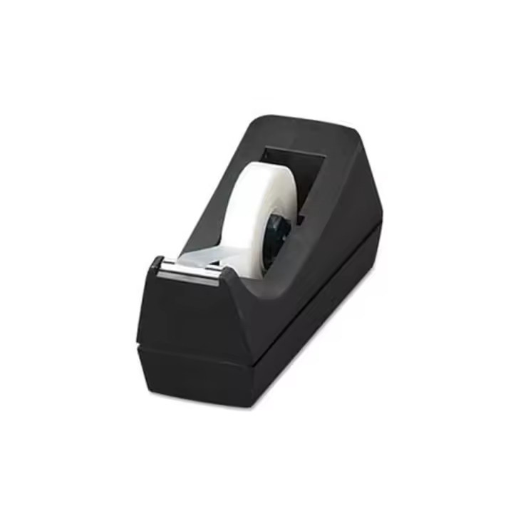 Dispensador De Cinta De Escritorio Negro Con Base Antideslizante Recarga De Dispensador De Cinta Artículos Para El Hogar Y Oficina - 1
