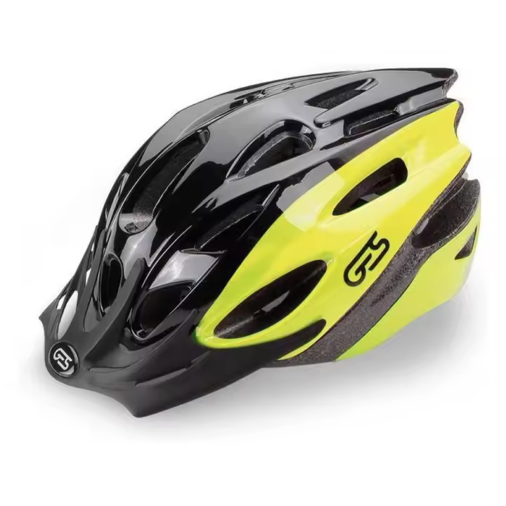 Casco Bicicleta Montaña Ges Rocket Talla-M, Amarillo/Negro - 1