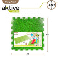 Aktive - Suelo Protector Césped y Piscina de Goma EVA con Estampado Realista de Césped - 8 Piezas - details 6