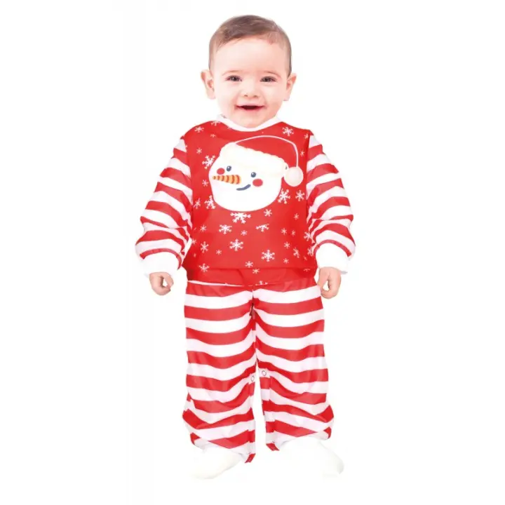 PIJAMA MUÑECO DE NIEVE BEBE GUIRCA - 1
