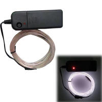 Cable De Hilo EL Glowing LED Para Fiestas Navidad Danza DIY Costumbres Ropa Decoración De Coche Luz Flexible Prenda - details 6