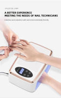 Lámpara UV LED Profesional Para Manicura Con Almohadilla De Mano Y 90 LED 380W Secado De Esmalte De Gel Alta Potencia Secador De Uñas - details 4