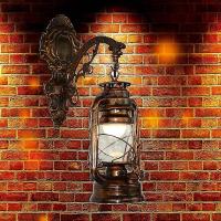 Lámpara de pared LED vintage, de Granero Farol, Luz de Pared de Aceite de Carbón Retro, Estilo Antiguo Europeo - detalles 0