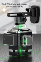 Nivel láser 3D/4D de 8/12/16 líneas Línea verde autonivelante 360 ° Potentes herramientas de nivel láser de haz verde, cruzadas horizontales y verticales - details 0