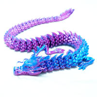 Dragón Chino 3D Imprimible Decoración De Escritorio Creativa Con Articulaciones Corporales Para Movimiento Libre Regalo Original - details 4
