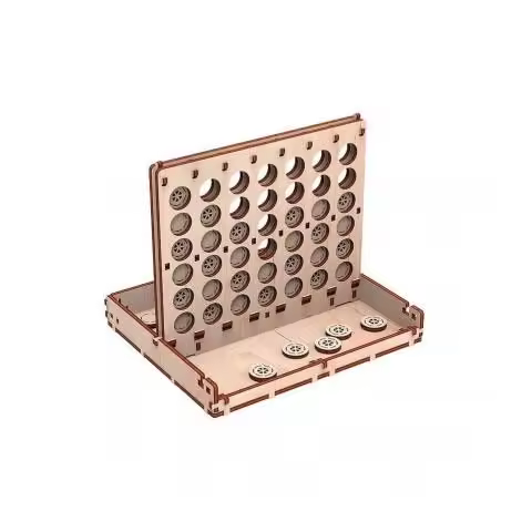 Mr. Playwood 903. Juego 4 En Raya. 76 piezas - 1
