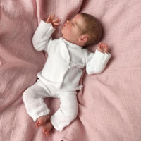 Muñeca De Bebé Preemie NPK De 10 Pulgadas En Vinyl Suave Y Silicona Toque Realista Muñeca Coleccionable Con Piel 3D Art Made Lifelike Unisex - details 4