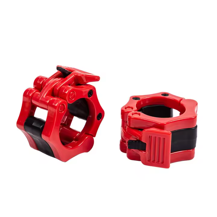2pcs De Barras De Libras 2.5CM Clip De Bloqueo De Barbilla Para Entrenamiento De Fuerza Y Levantamiento De Pesas - 1