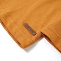 Camiseta infantil de manga larga ocre oscuro 140 - details 4